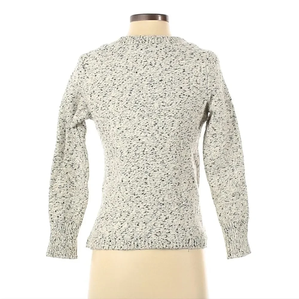 Banana Republic Sweater V Neck Marled Cotton Wool Blend